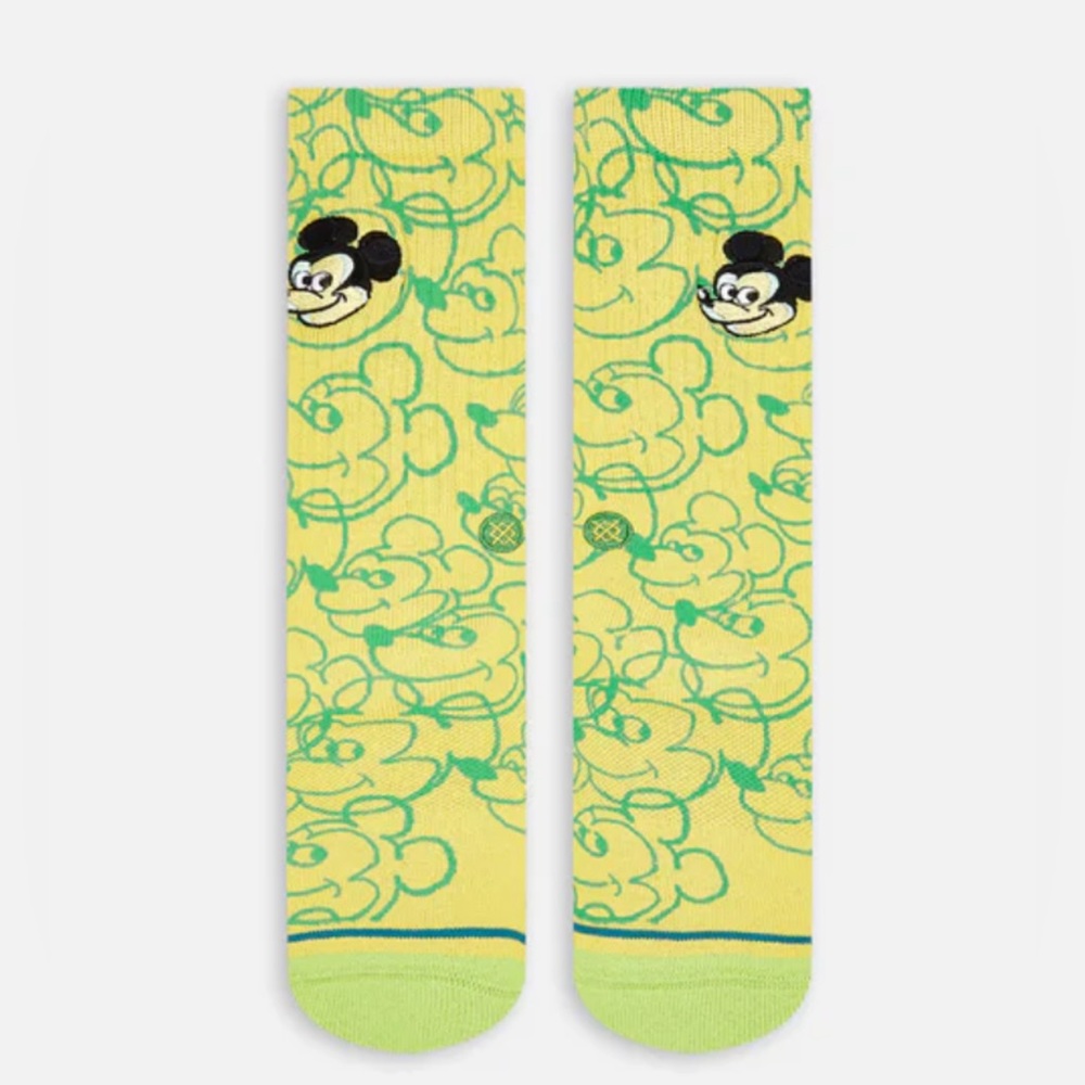 NWT Stance Mens Disney Mickey Mouse Cartoon Dillion Forelich Crew Cut Socks
